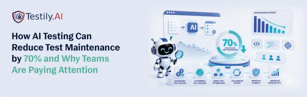 How AI Testing Can Reduce Test Maintenance by 70% and Why Teams Are Paying Attention